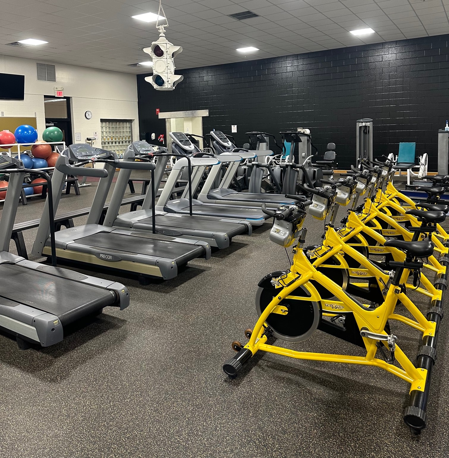 Picture of inside of fitness center