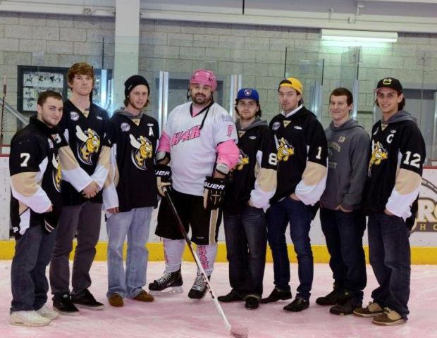 Hockey Team Shows Support For Hockey for Hope