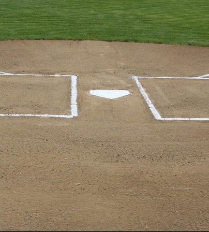 Picture of home plate