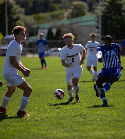 Opponent kicking ball