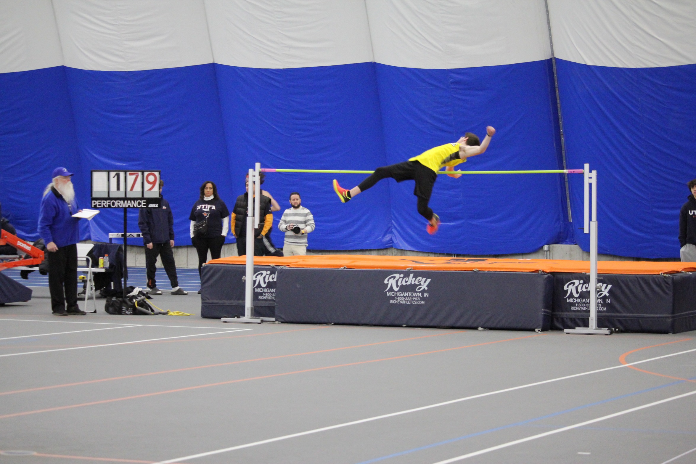 Broome athlete doing the high jump