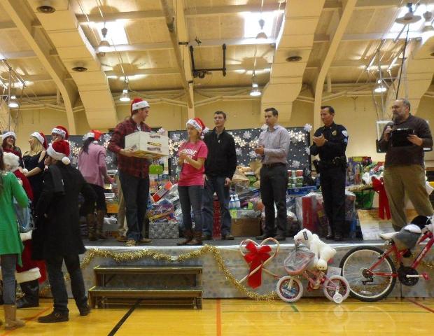 Annual Giving Of The Toys