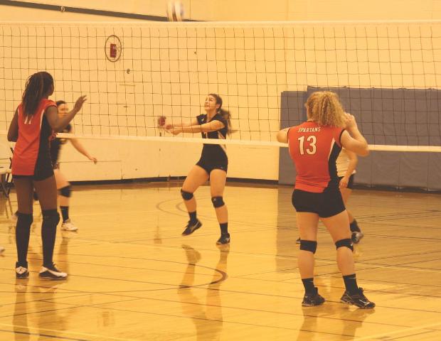 Volleyball Sweeps Cayuga In Home Opener