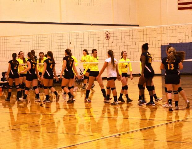 Volleyball Sweeps At Home